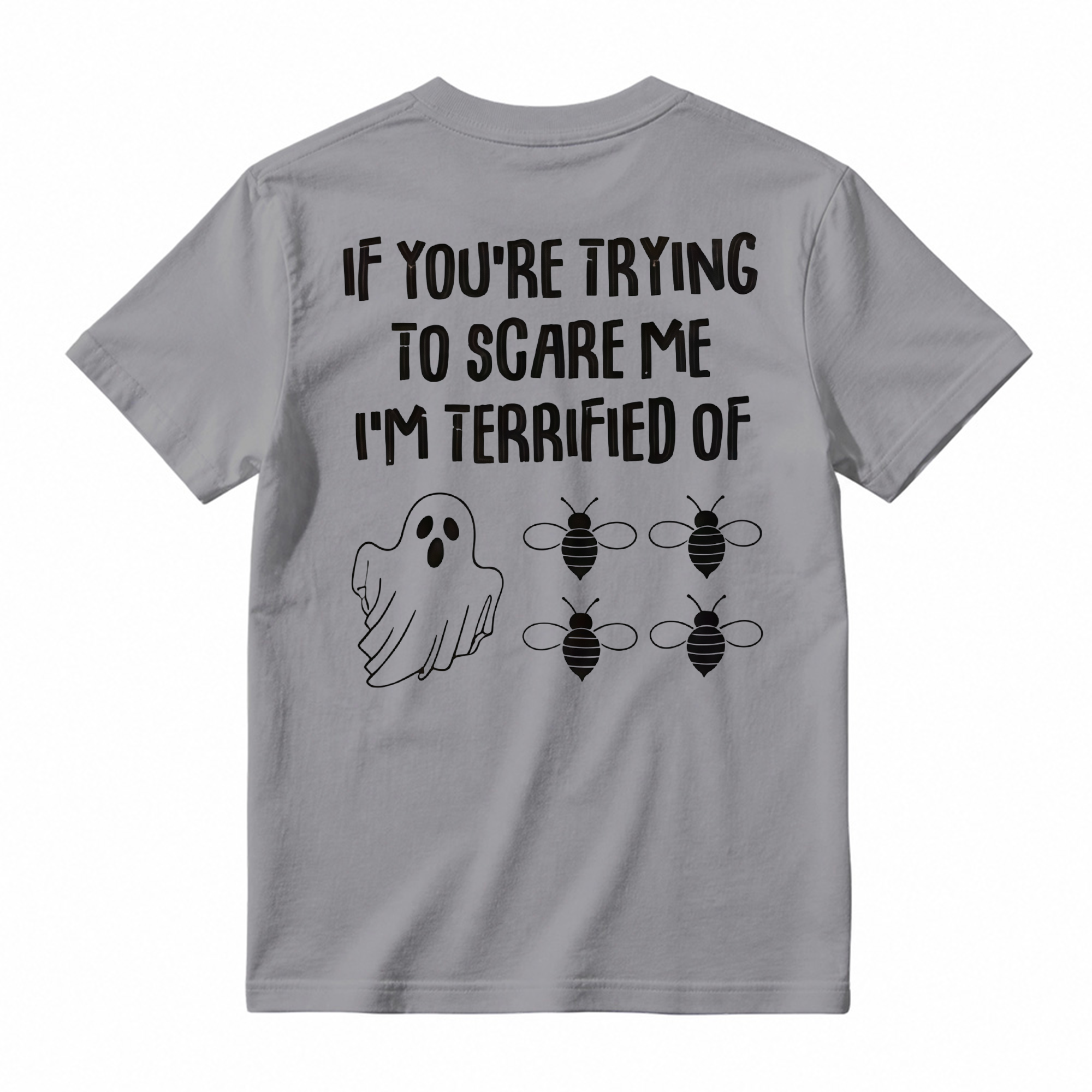 Ghost Bees Funny Halloween Graphic T-Shirt