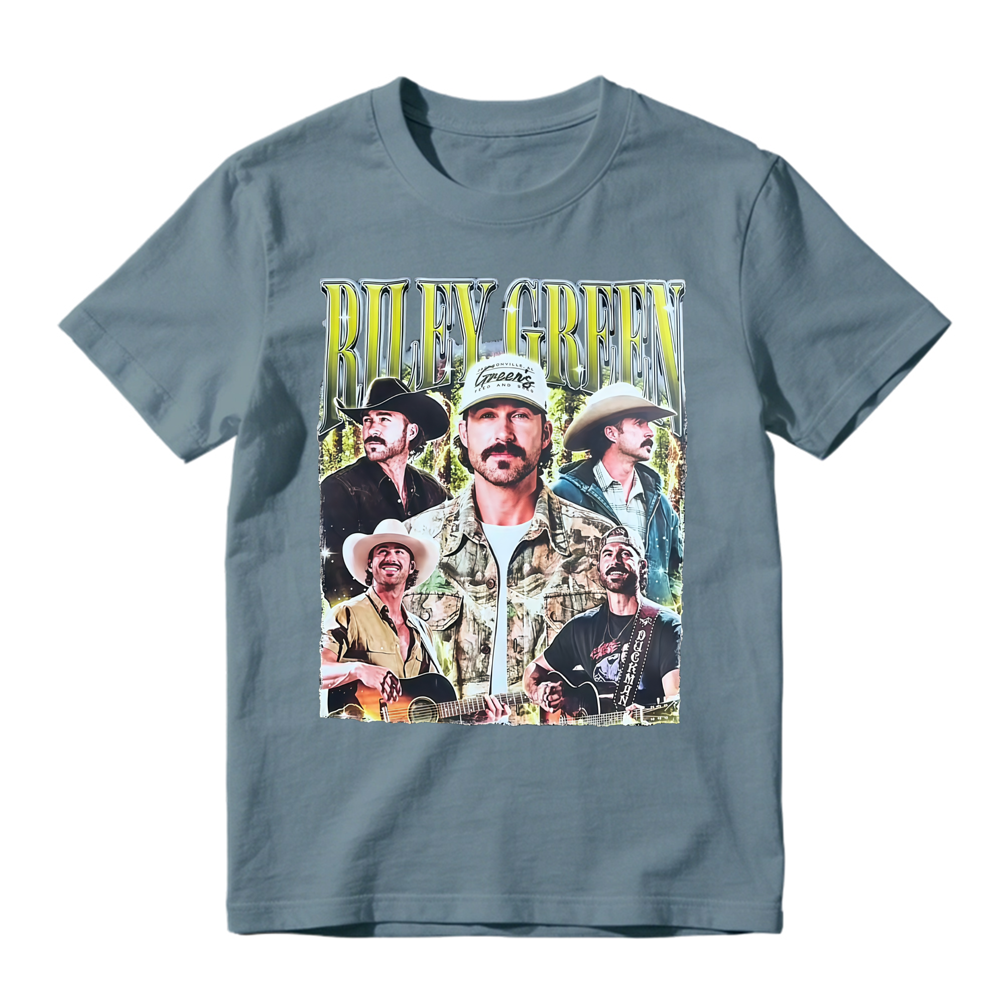 Country Singer Cowboy Hat Vintage Graphic T-Shirt