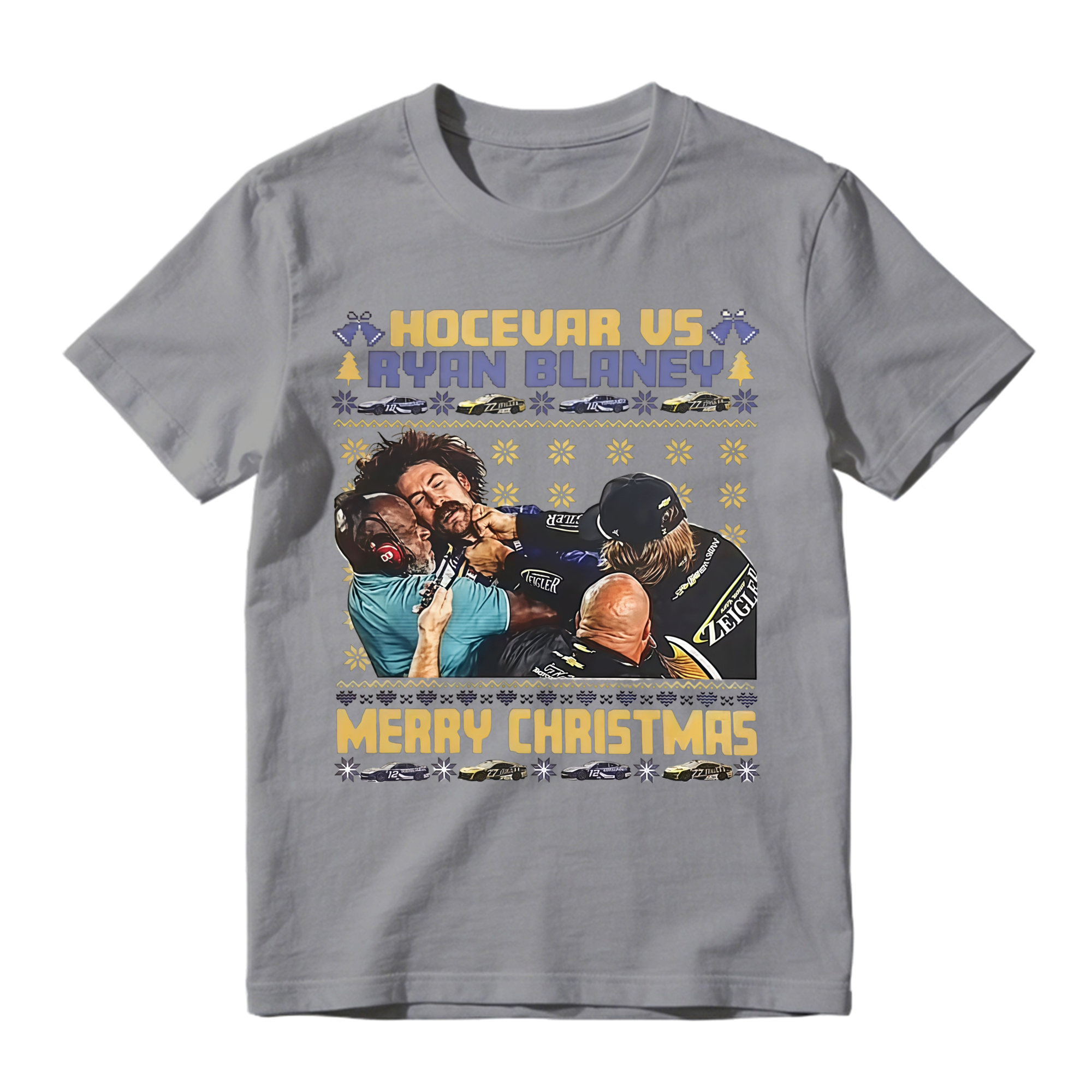 Racing Christmas Brawl Ugly Sweater T-Shirt