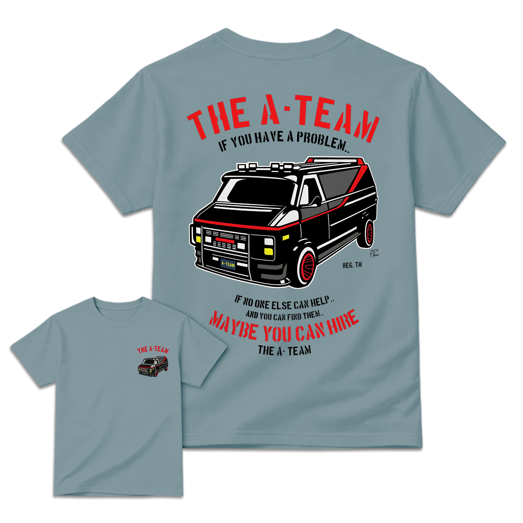 "Maybe You Can Hire" Retro Van Graphic T-Shirt