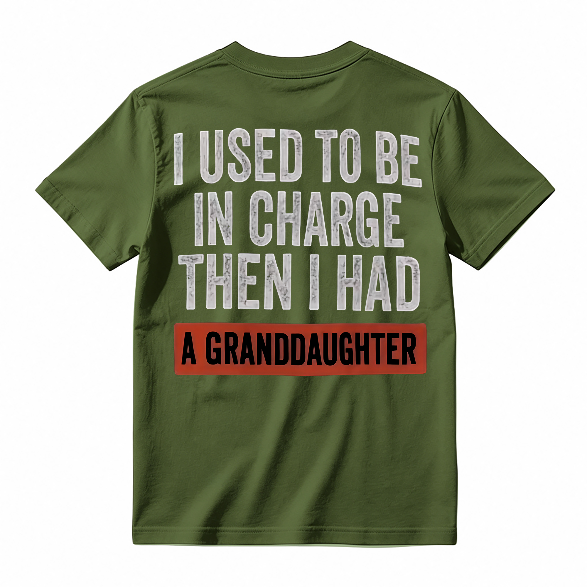 I Used To Be In Charge Then I Had A Granddaughter Funny T-Shirt