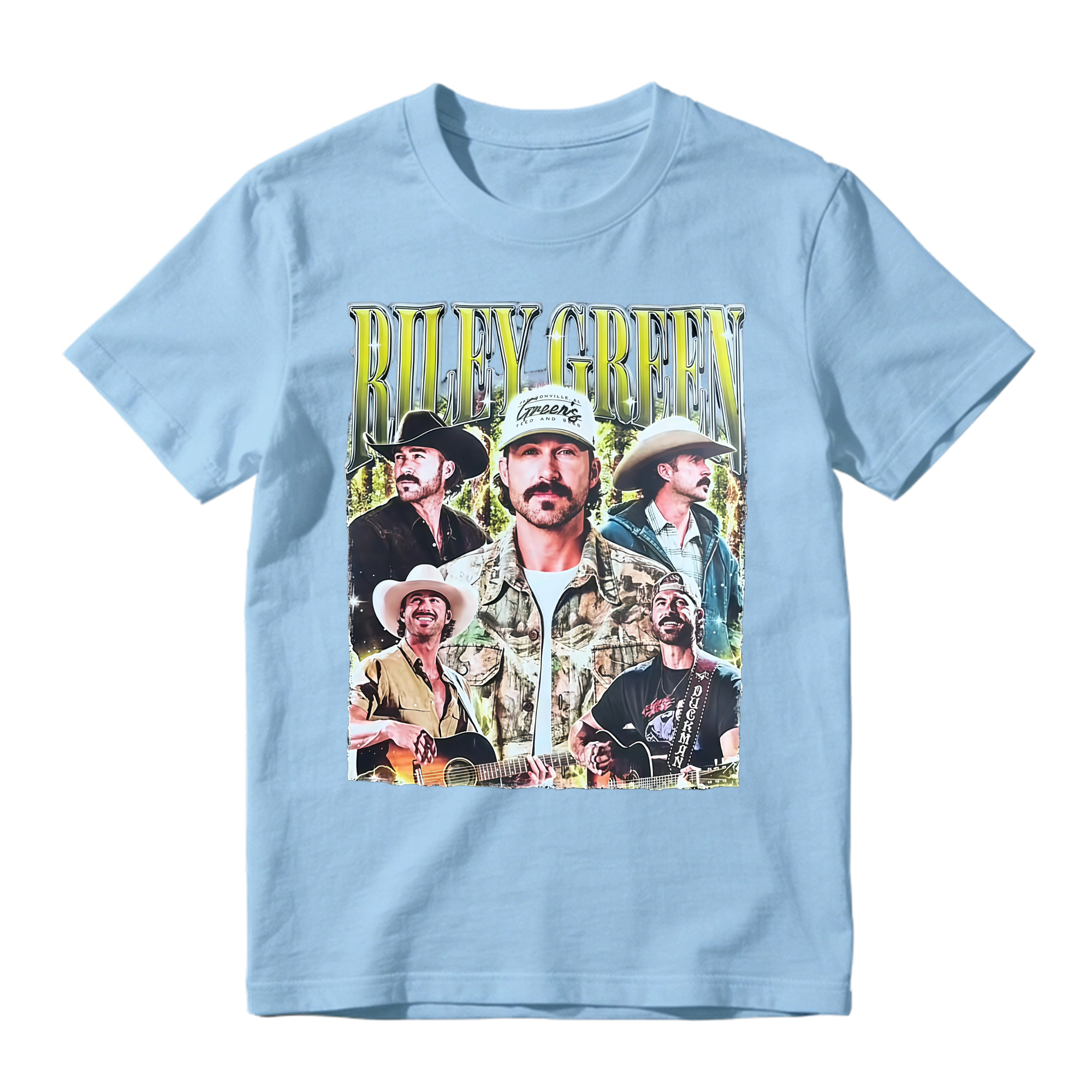 Country Singer Cowboy Hat Vintage Graphic T-Shirt