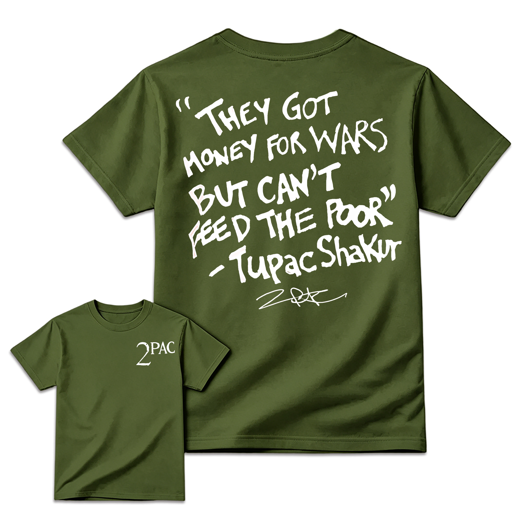 "Money For Wars" Quote Graphic T-Shirt Vintage Hip Hop Cotton Tee