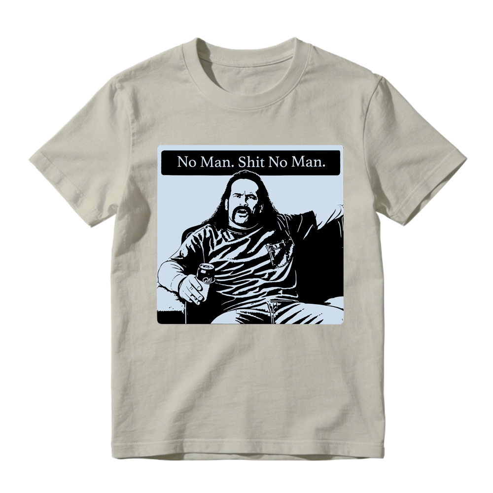 "No Man Shit No Man" Vintage Graphic T-Shirt