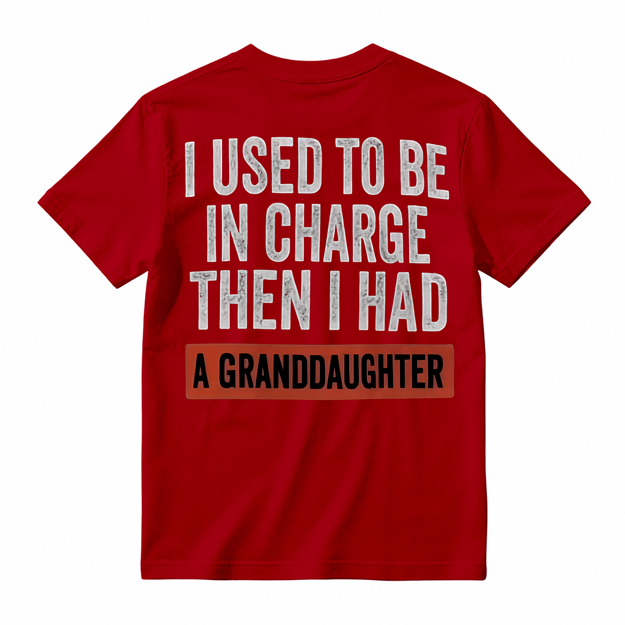 I Used To Be In Charge Then I Had A Granddaughter Funny T-Shirt