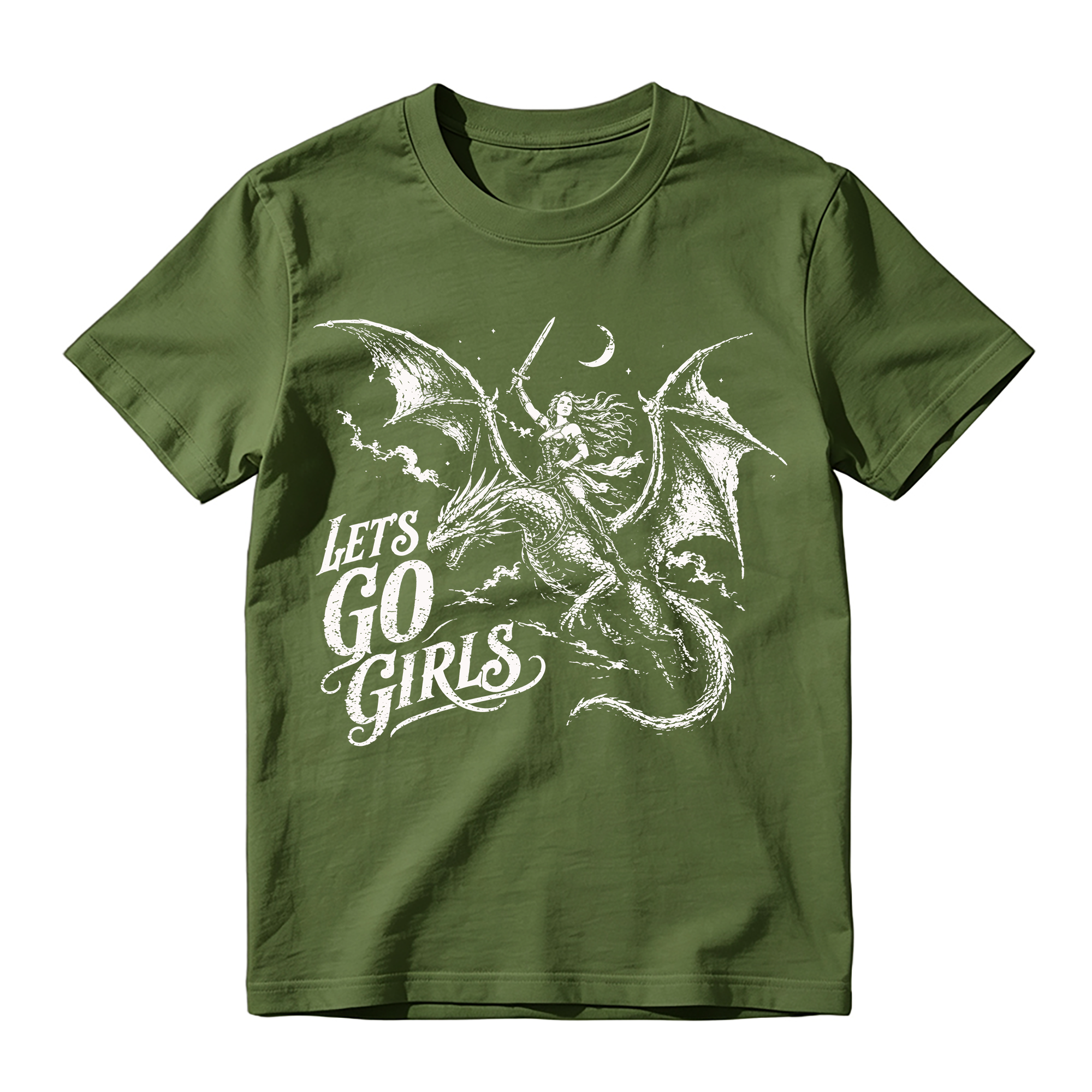 Let's Go Girls Dragon Graphic T-Shirt