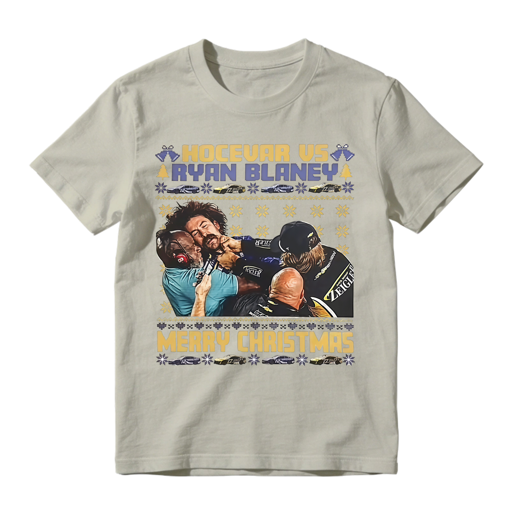 Racing Christmas Brawl Ugly Sweater T-Shirt