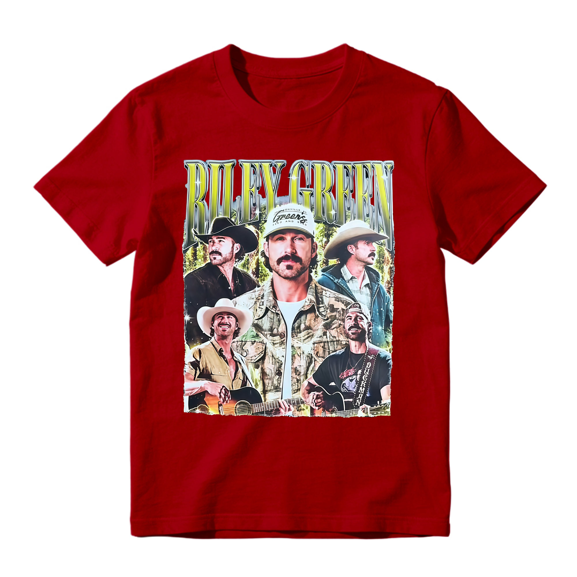 Country Singer Cowboy Hat Vintage Graphic T-Shirt