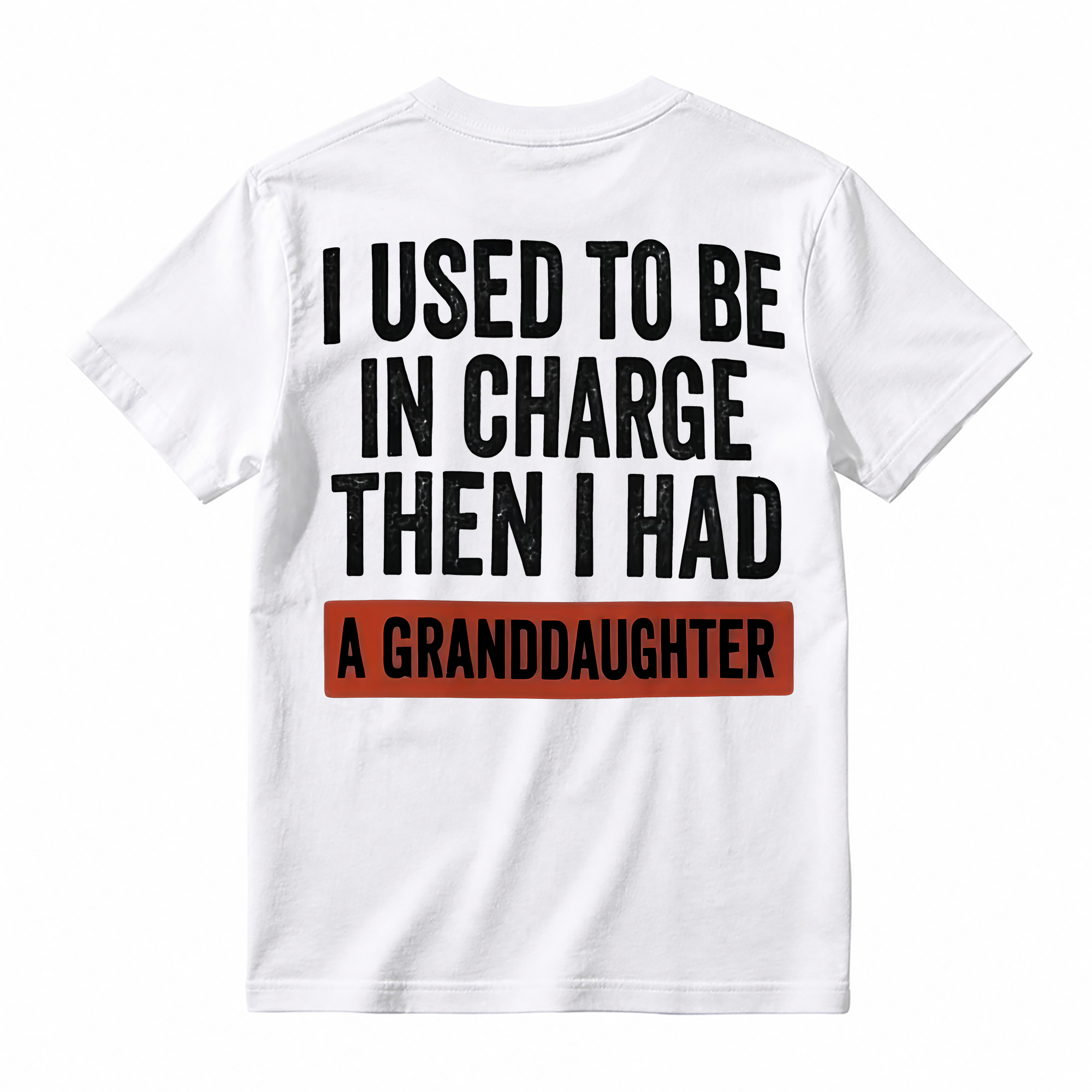I Used To Be In Charge Then I Had A Granddaughter Funny T-Shirt