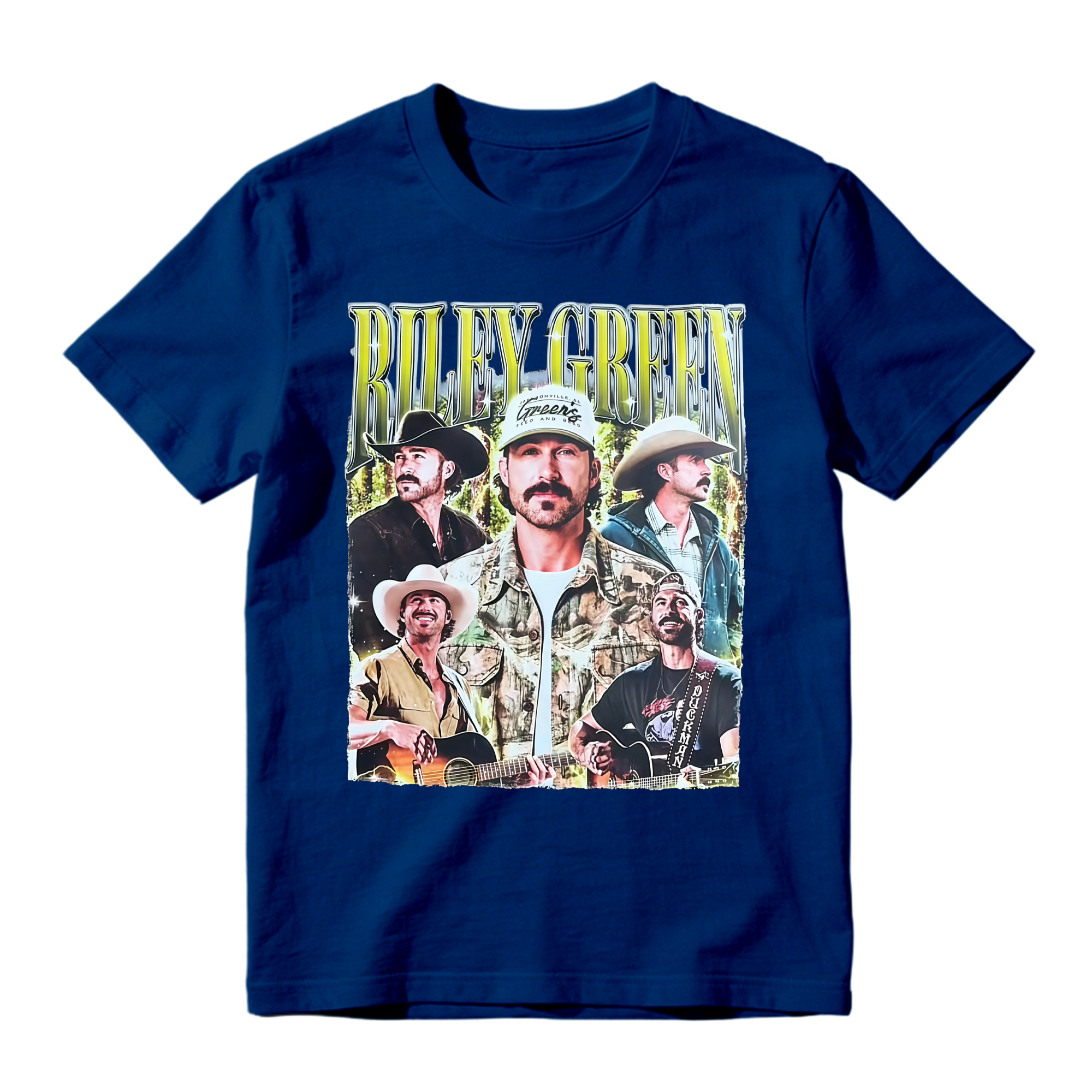 Country Singer Cowboy Hat Vintage Graphic T-Shirt