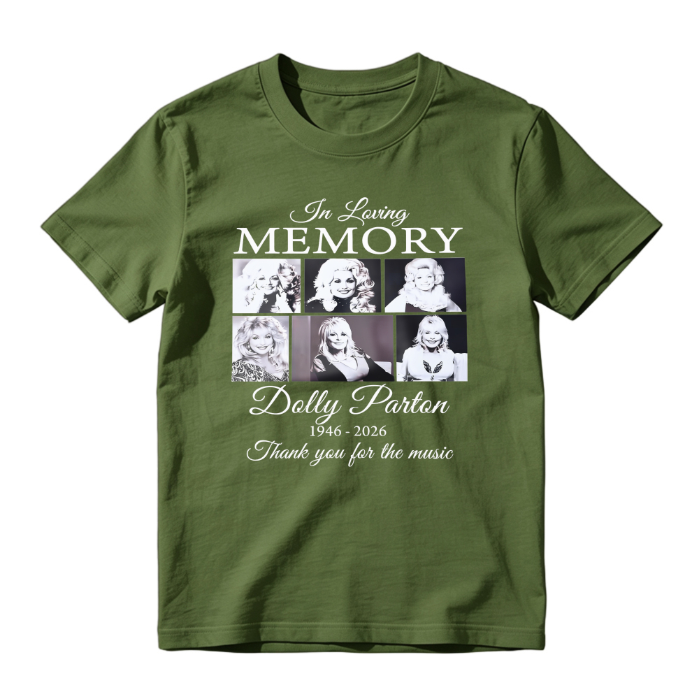 In Loving Memory Do lly Parton 1946-2026 Thank You For The Music Photo Collage Tribute Unisex Classic T-shirt