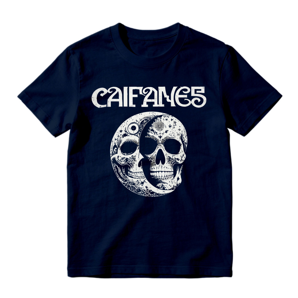Cairanes Skull And Moon Graphic Unisex Classic T-shirt