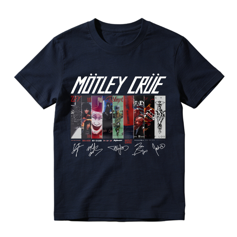 Motley Crue Band Album Covers Art Unisex Classic T-shirt