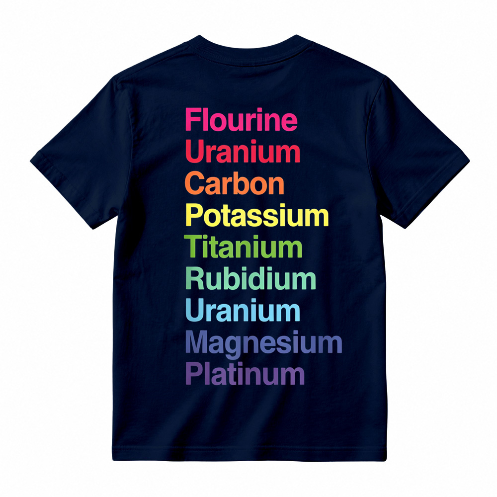 Periodic Table Elements Acronym Graphic T-Shirt