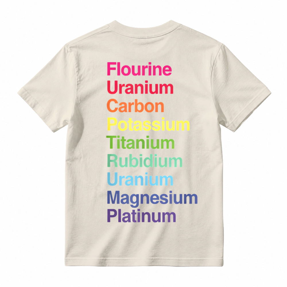 Periodic Table Elements Acronym Graphic T-Shirt