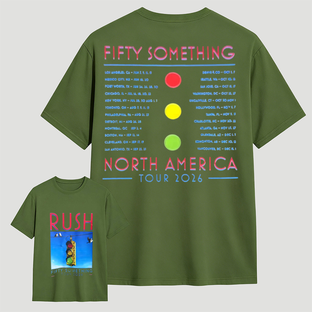 Rush Band Stoplight 2026 Concert Classic T-Shirt