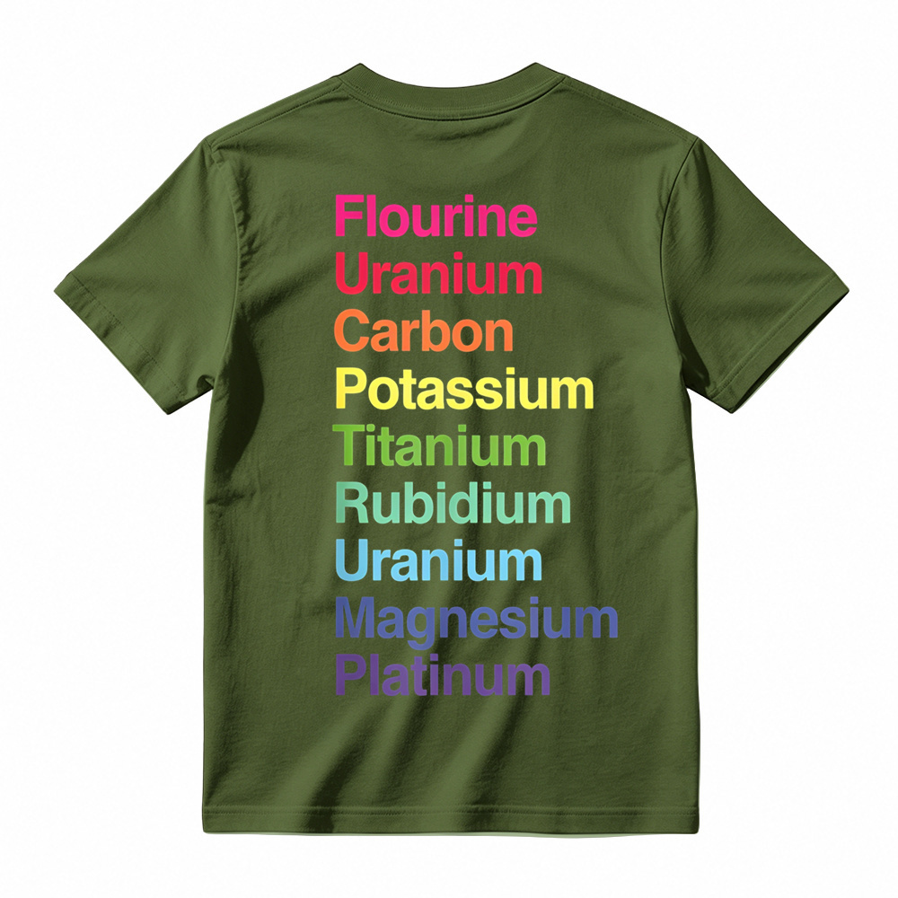 Periodic Table Elements Acronym Graphic T-Shirt