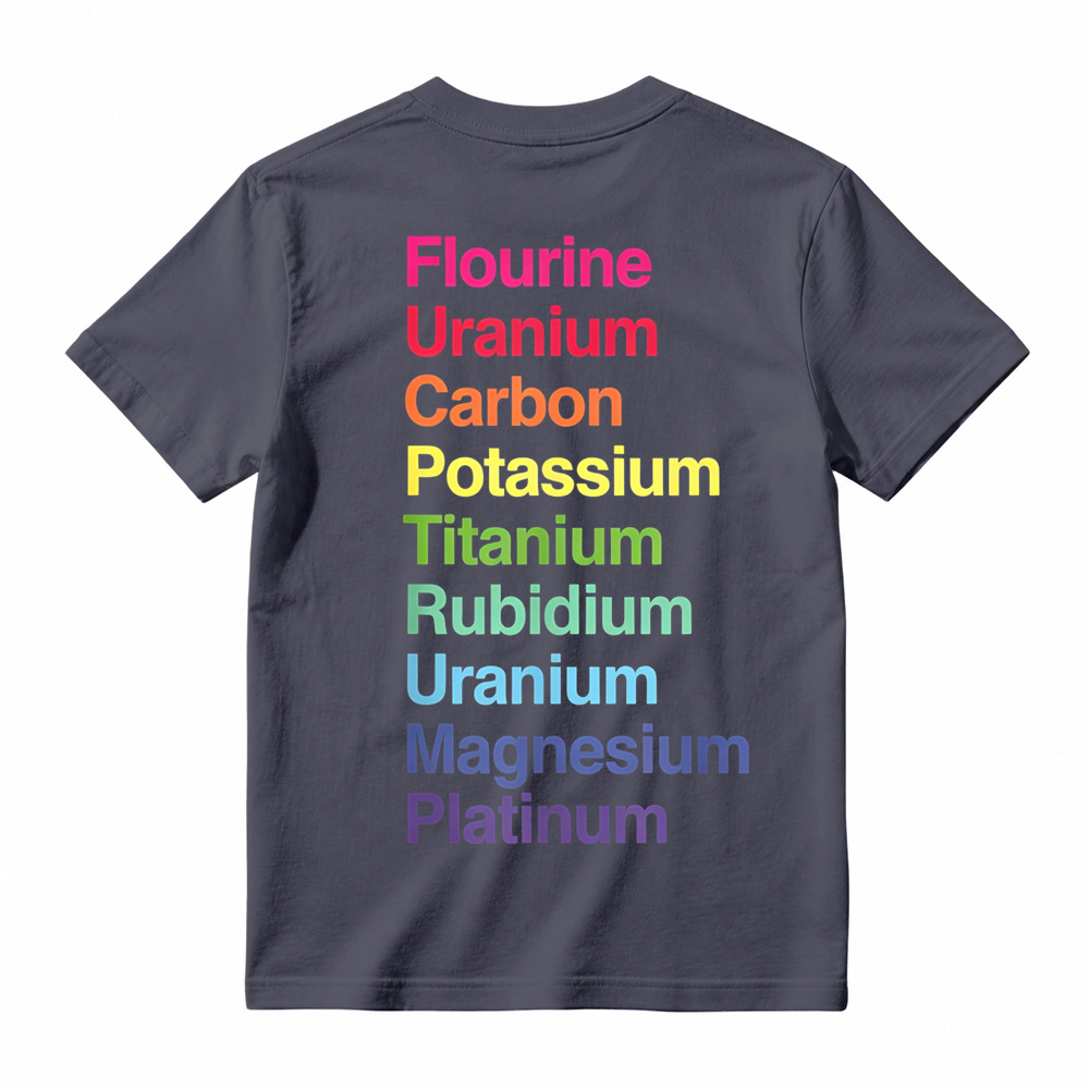 Periodic Table Elements Acronym Graphic T-Shirt