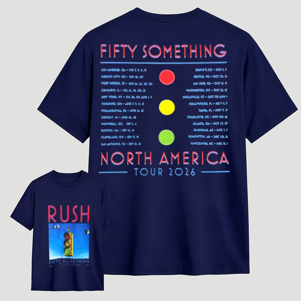 Rush Band Stoplight 2026 Concert Classic T-Shirt