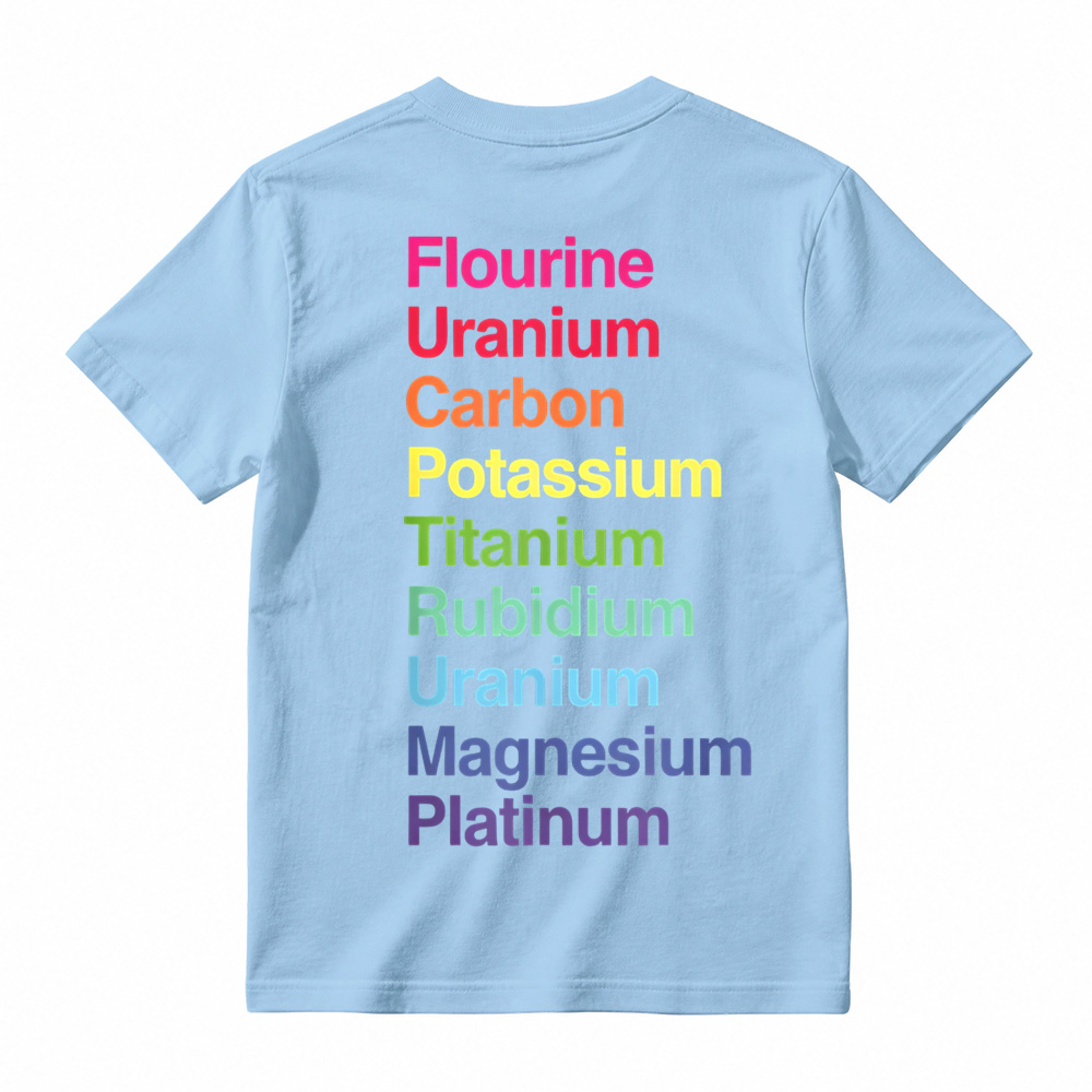 Periodic Table Elements Acronym Graphic T-Shirt