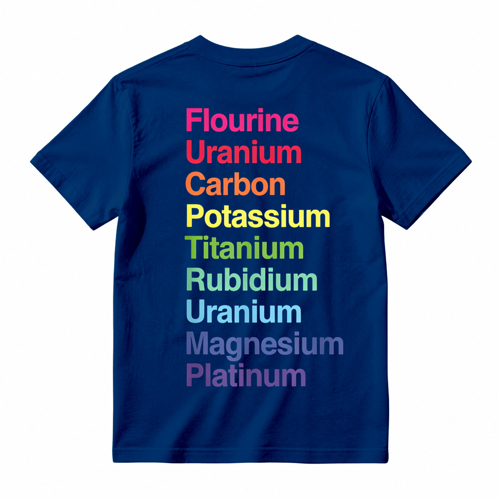 Periodic Table Elements Acronym Graphic T-Shirt