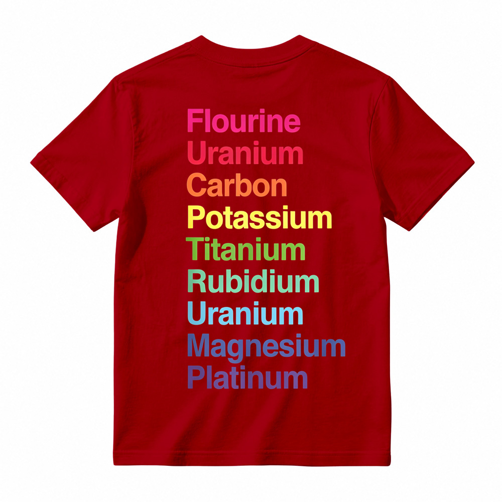 Periodic Table Elements Acronym Graphic T-Shirt
