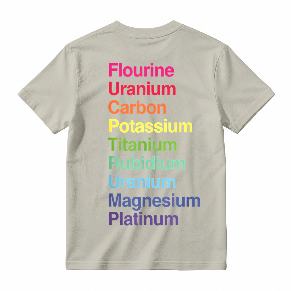 Periodic Table Elements Acronym Graphic T-Shirt