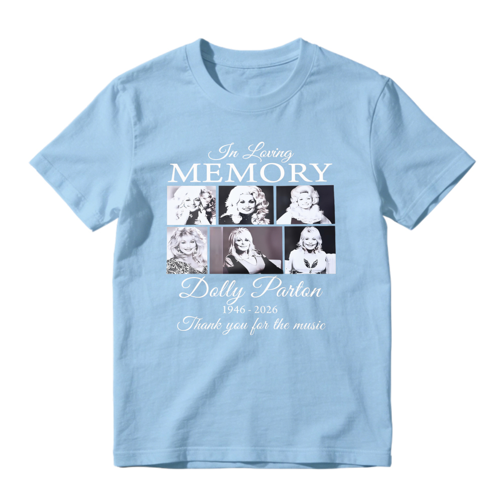 In Loving Memory Do lly Parton 1946-2026 Thank You For The Music Photo Collage Tribute Unisex Classic T-shirt