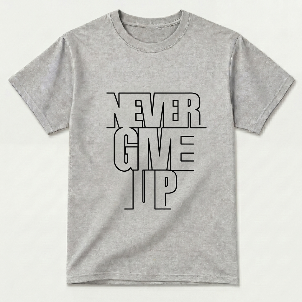 Dorawear™ Never Give Up T Shirt 100% cotton