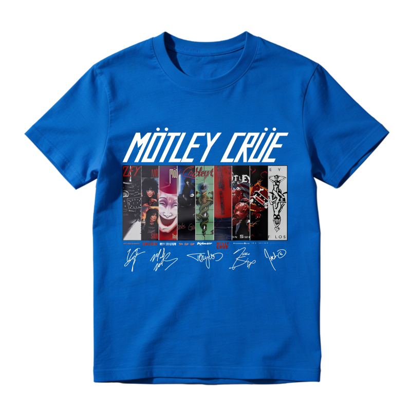 Motley Crue Band Album Covers Art Unisex Classic T-shirt