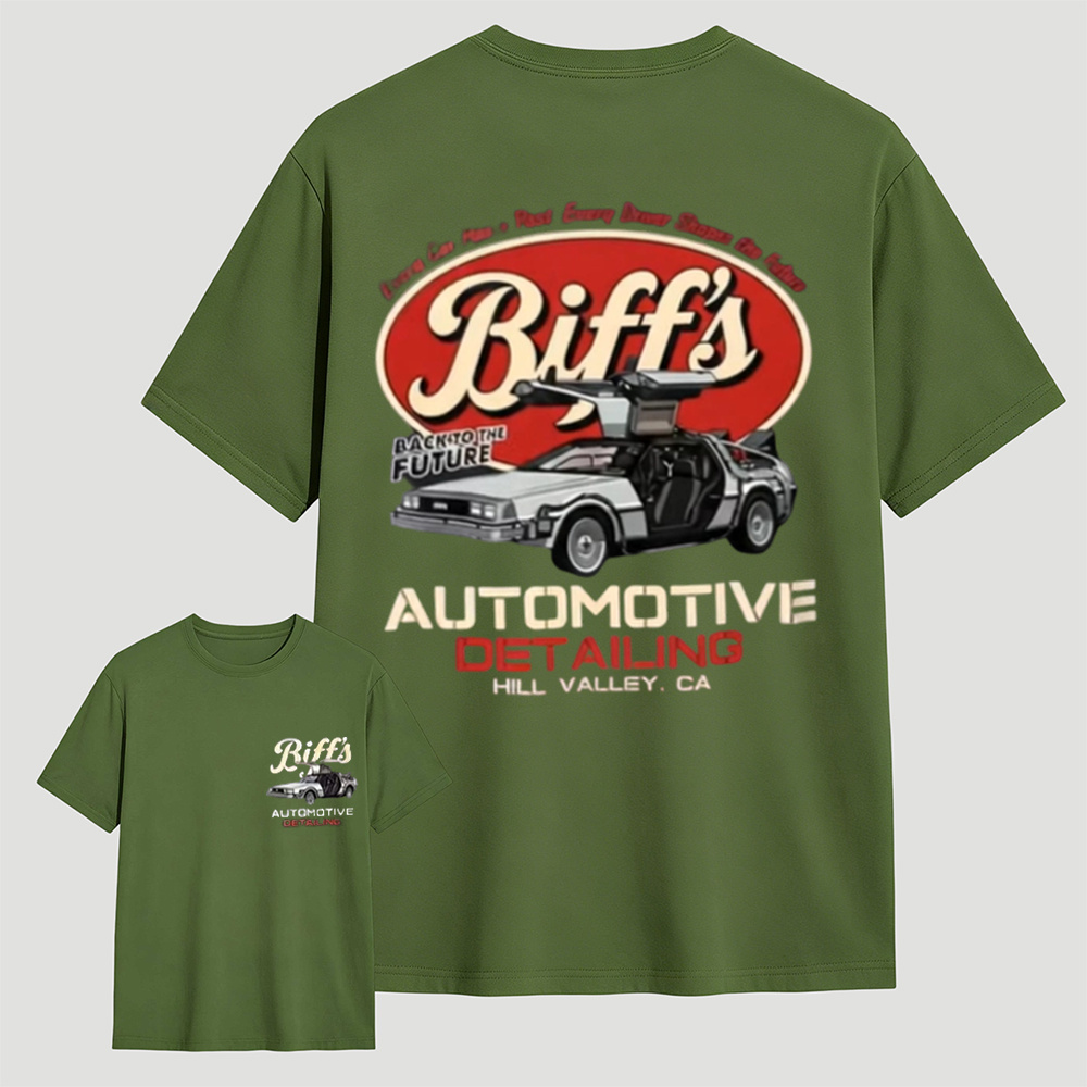 Classic Gullwing Sports Car Graphic T-Shirt Retro Automotive Cotton Tee