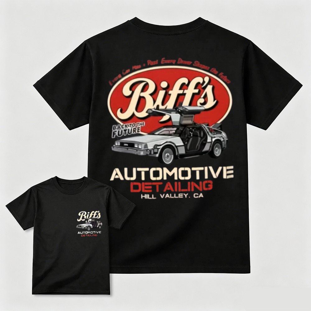 Classic Gullwing Sports Car Graphic T-Shirt Retro Automotive Cotton Tee