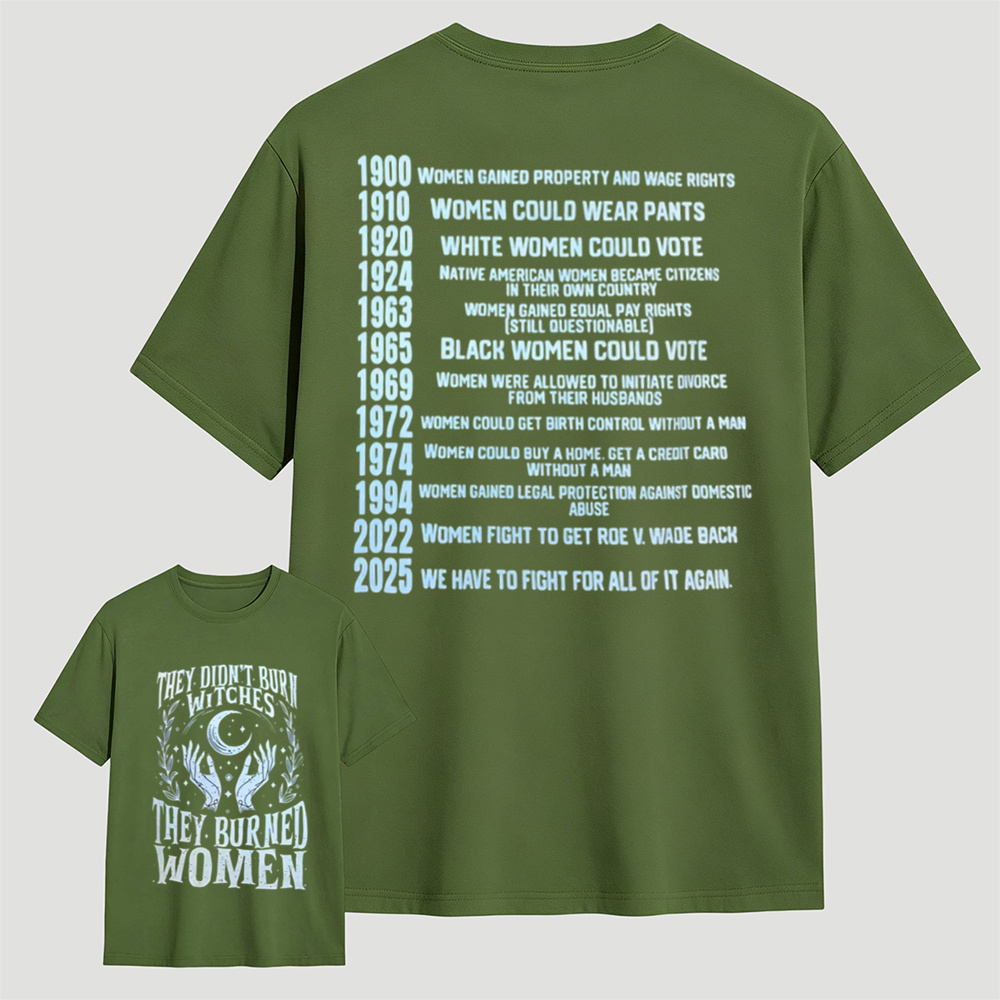 Women's Rights History Timeline Statement Classic T-Shirt
