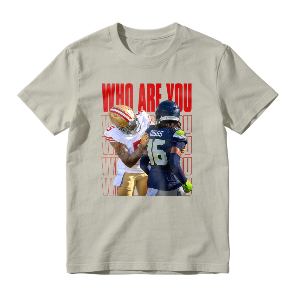 Who Are You Football Players Graphic T-shirt