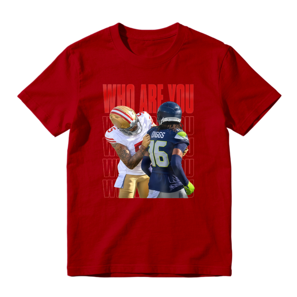 Who Are You Football Players Graphic T-shirt