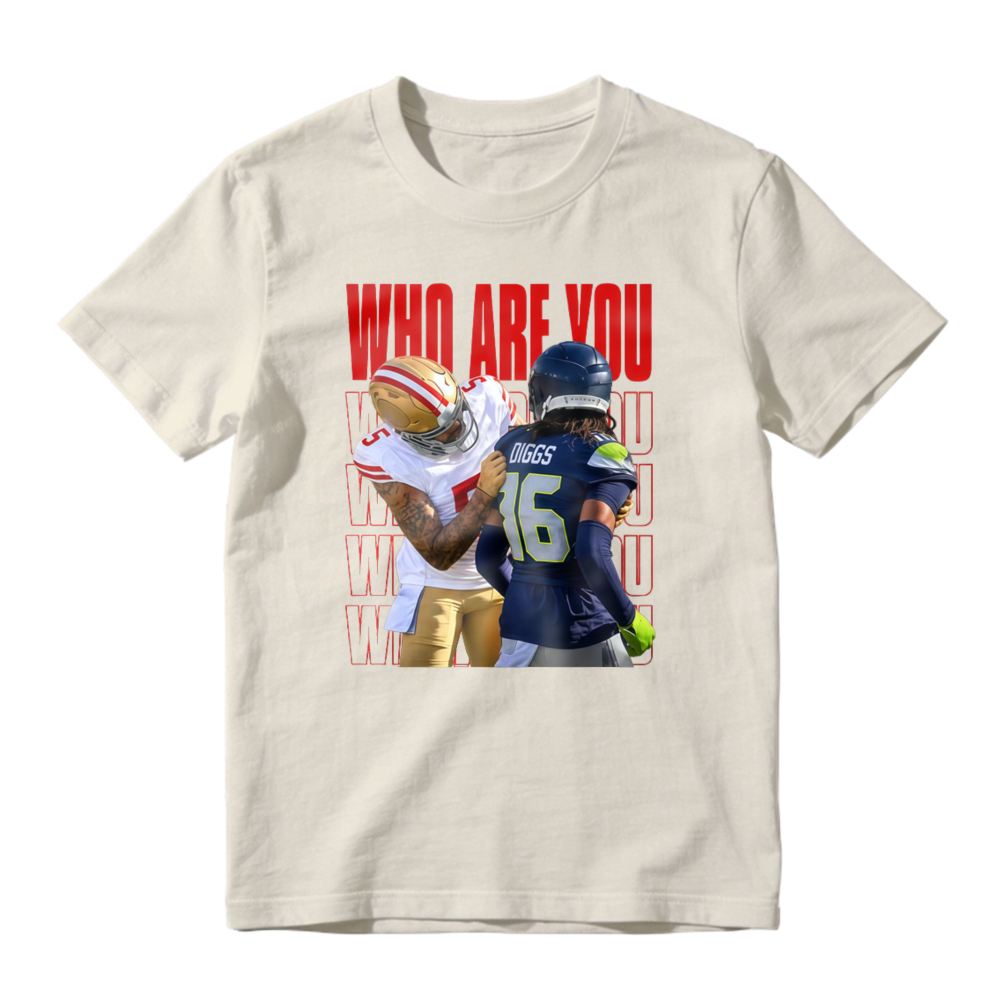 Who Are You Football Players Graphic T-shirt