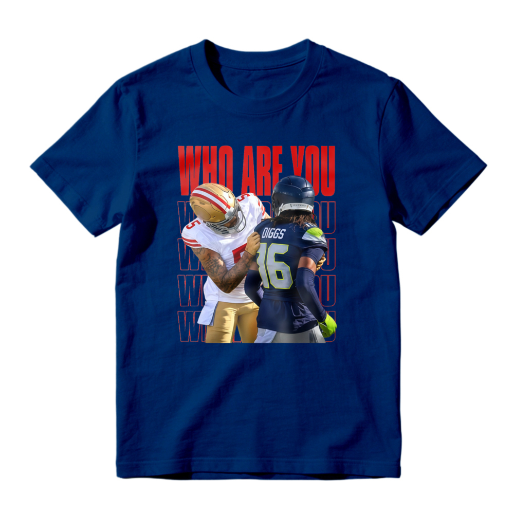Who Are You Football Players Graphic T-shirt