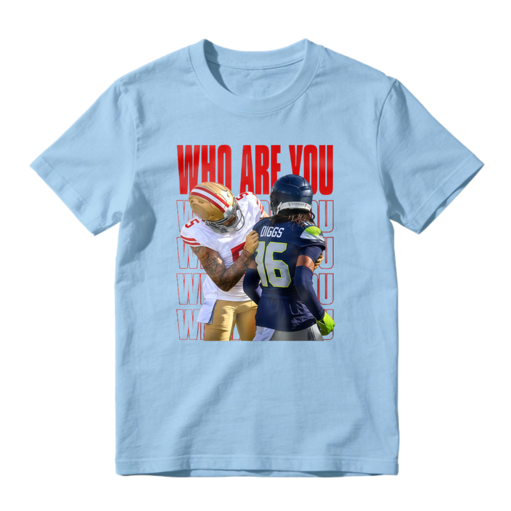 Who Are You Football Players Graphic T-shirt