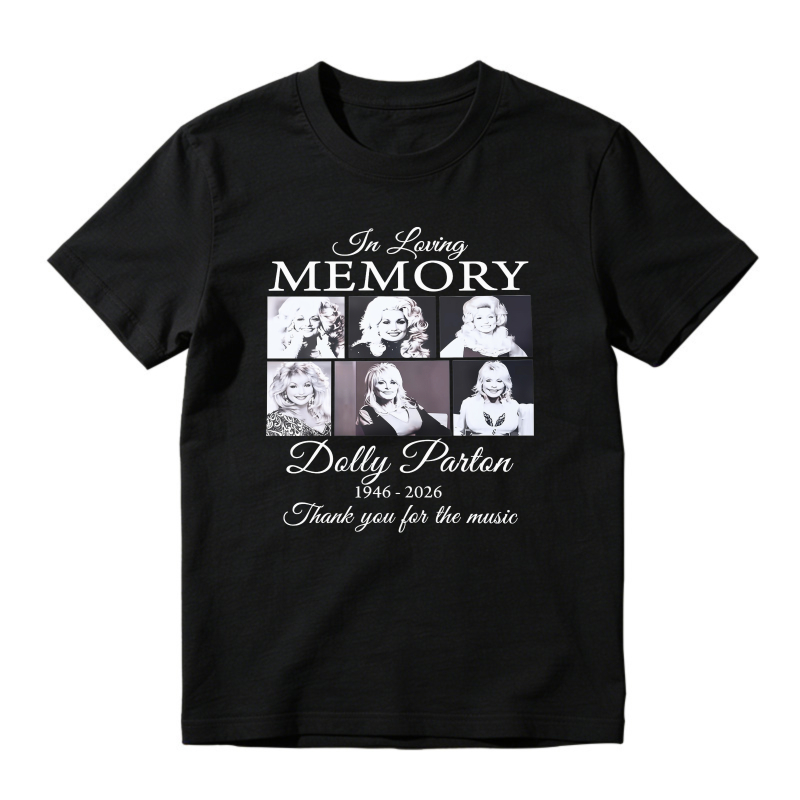 In Loving Memory Do lly Parton 1946-2026 Thank You For The Music Photo Collage Tribute Unisex Classic T-shirt