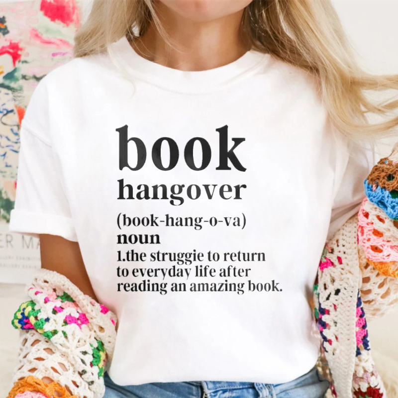 Book Hangover Definition Quote, Unisex Classic T-shirt