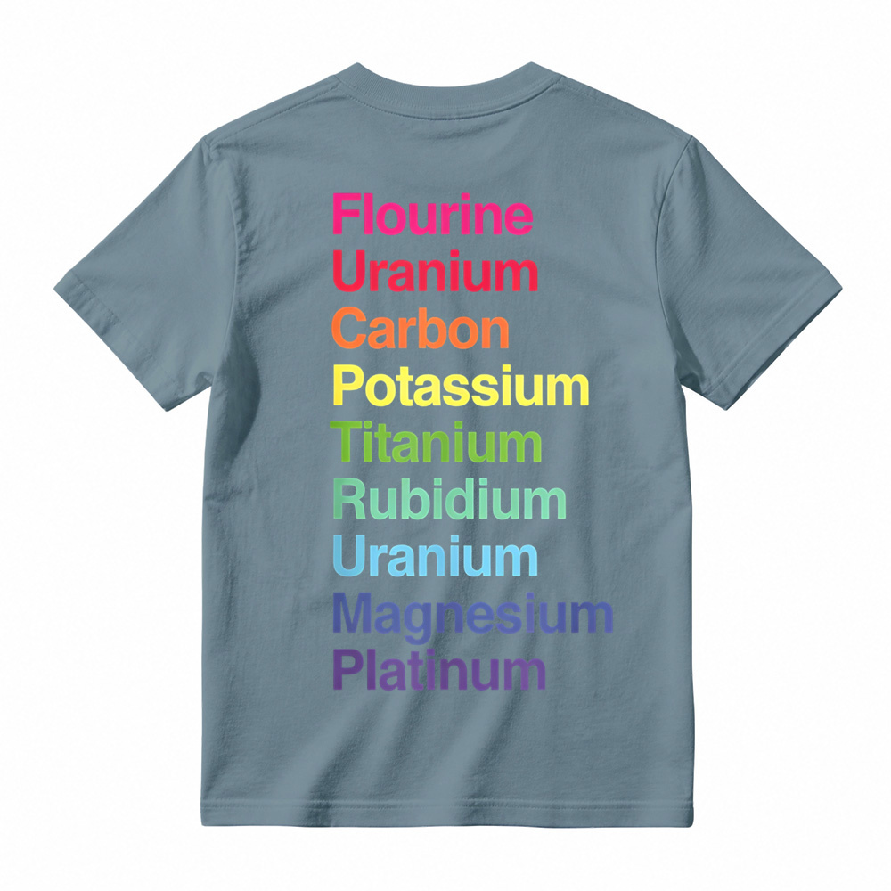Periodic Table Elements Acronym Graphic T-Shirt