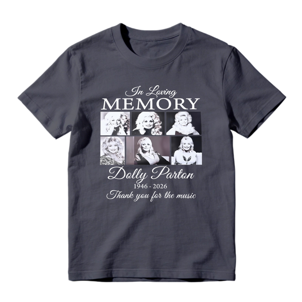 In Loving Memory Do lly Parton 1946-2026 Thank You For The Music Photo Collage Tribute Unisex Classic T-shirt