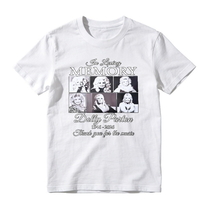 In Loving Memory Do lly Parton 1946-2026 Thank You For The Music Photo Collage Tribute Unisex Classic T-shirt
