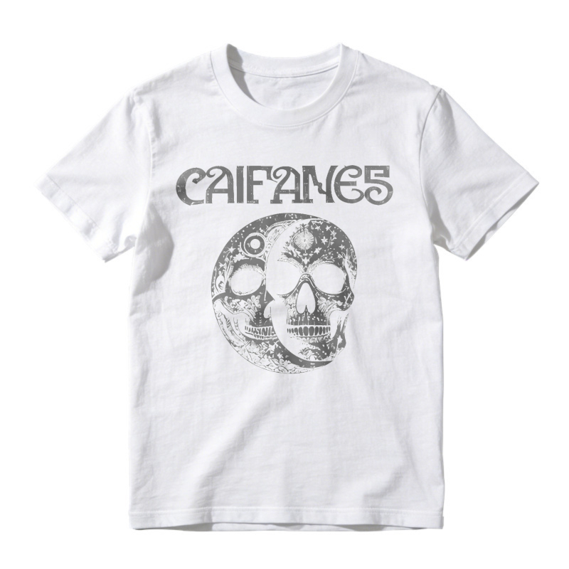 Cairanes Skull And Moon Graphic Unisex Classic T-shirt