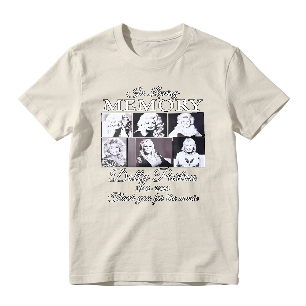 In Loving Memory Do lly Parton 1946-2026 Thank You For The Music Photo Collage Tribute Unisex Classic T-shirt