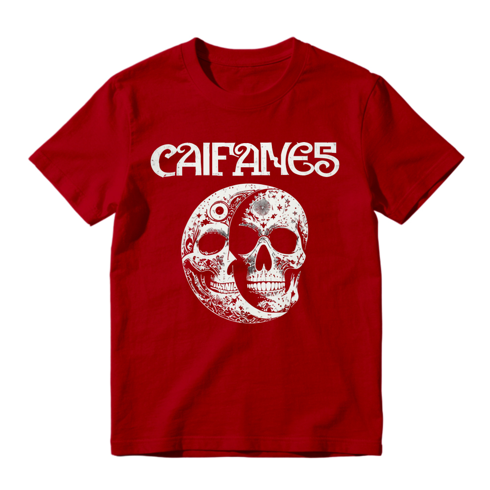 Cairanes Skull And Moon Graphic Unisex Classic T-shirt