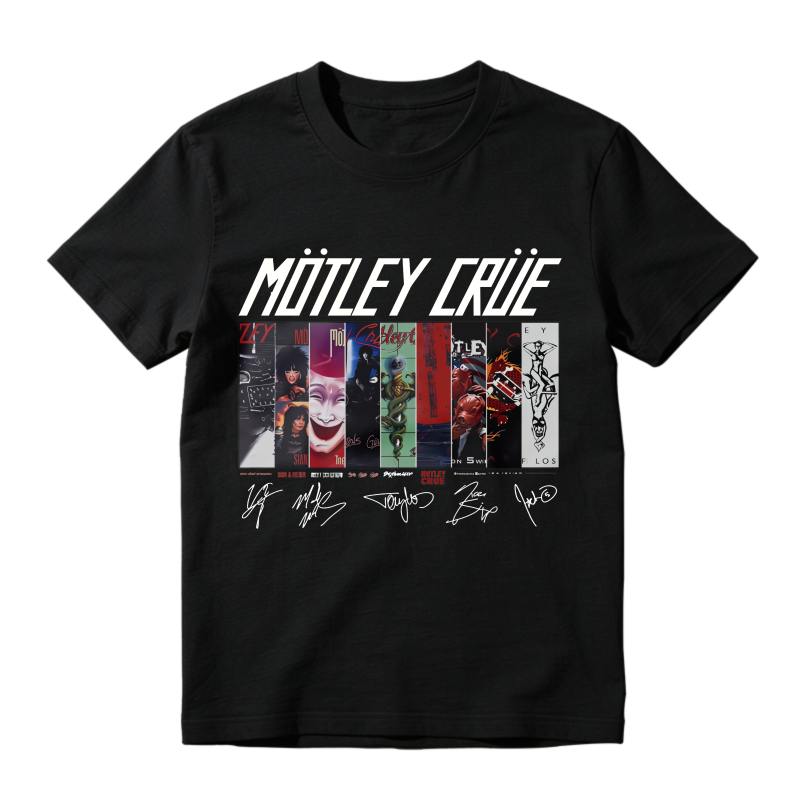 Motley Crue Band Album Covers Art Unisex Classic T-shirt