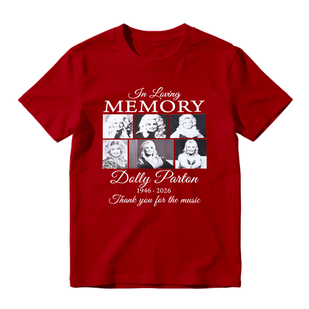 In Loving Memory Do lly Parton 1946-2026 Thank You For The Music Photo Collage Tribute Unisex Classic T-shirt
