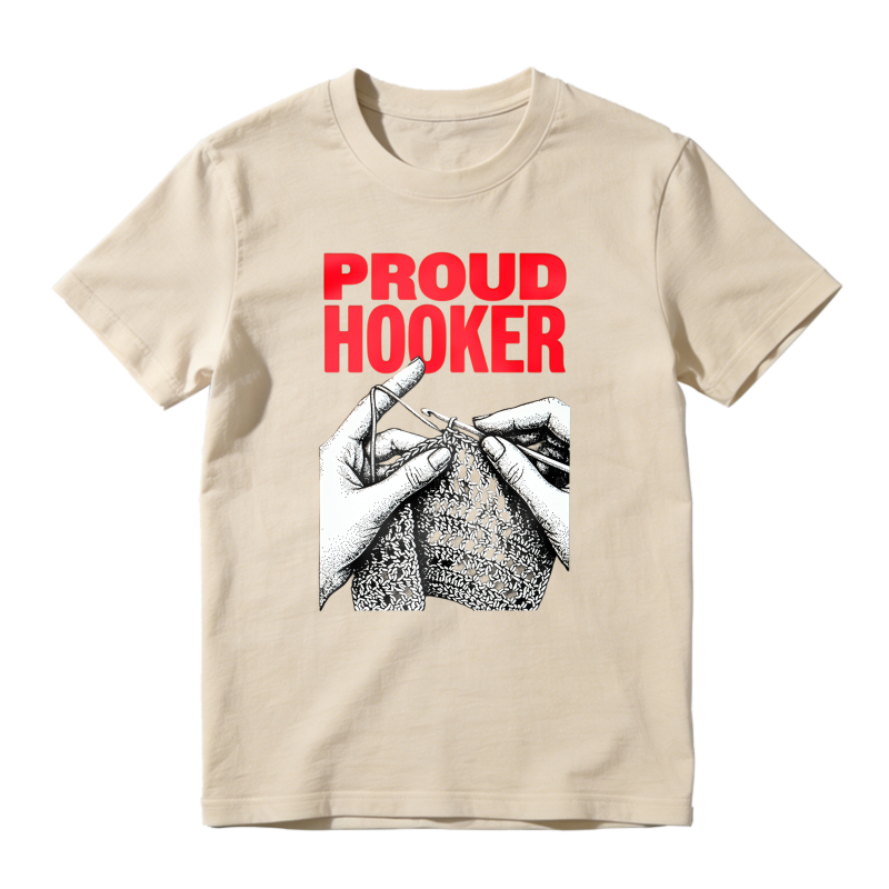 Proud Hooker Knitting Hands Graphic Unisex Classic T-shirt