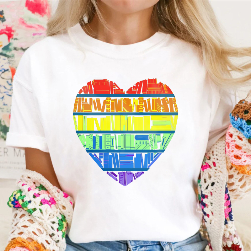 Rainbow Heart Graphic, Unisex Classic T-shirt